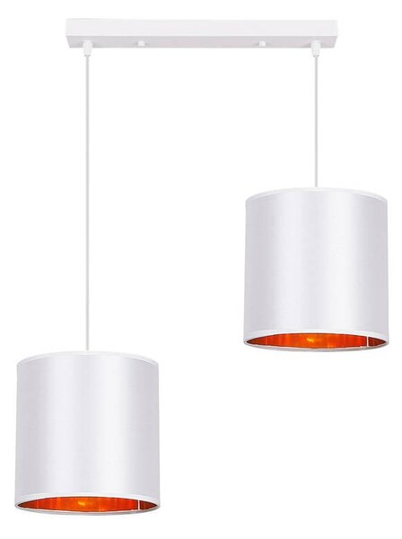 Bela viseča svetilka 20x54 cm Atlanta - Candellux Lighting