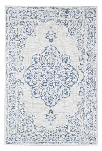 Modro-krem zunanja preproga NORTHRUGS Tilos, 160 x 230 cm