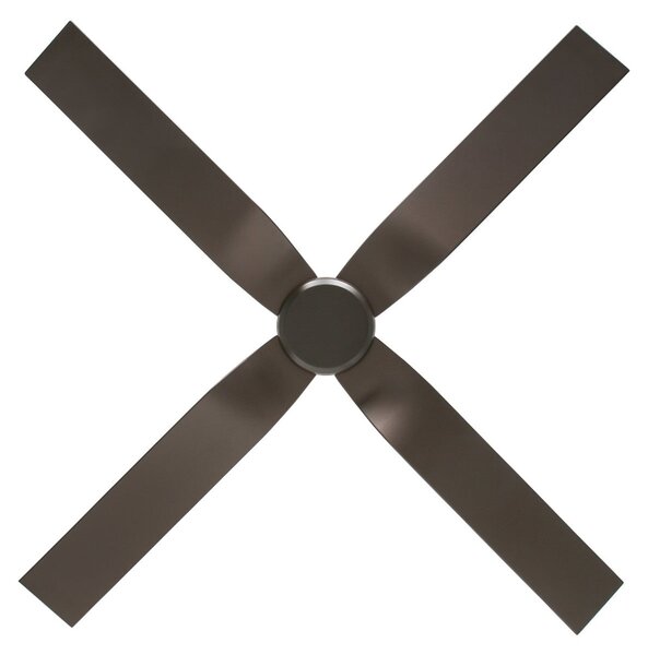 CasaFan Stropni ventilator Eco Ventos, bronasta barva, kovina, IP44, enosmerni tok, WiFi, Bronasta / starinska medenina, Kovina, Sodobni