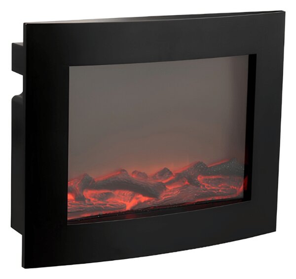LED dekoracija moderni kamin COZY WARM 40x50 cm, črn