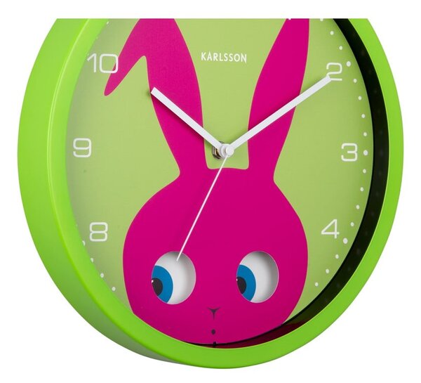 Otroška ura ø 31 cm Peekaboo Bunny – Karlsson