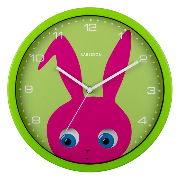 Otroška ura ø 31 cm Peekaboo Bunny – Karlsson