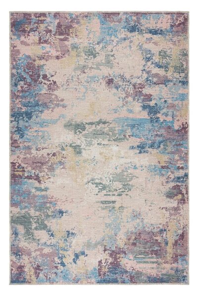 Modro-vijolična pralna preproga iz mešanice recikliranih vlaken 160x230 cm Reid – Flair Rugs