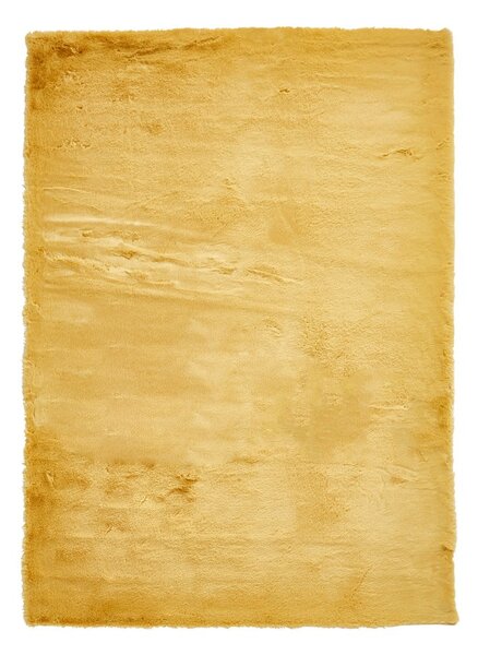 Rumena preproga Think Rugs Teddy, 80 x 150 cm