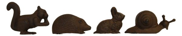 Kovinske vrtne figurice v kompletu 4 ks Animals – Esschert Design