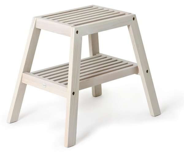 Siv stolček iz hrastovega lesa Wireworks Slatted Stool