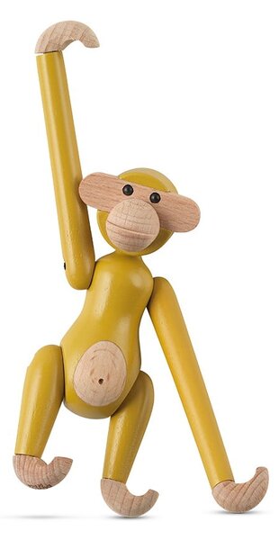 Kipec iz masivnega lesa (višina 9,5 cm) Monkey Mini – Kay Bojesen Denmark