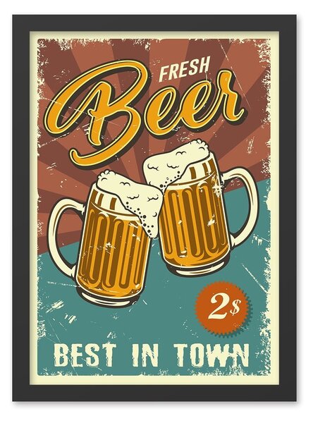 Slika 40x55 cm Beer – Wallity