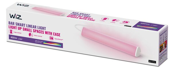 WiZ LED namizna svetilka Light Bar, enojno pakiranje, zatemnjen, Bela, Dnevna soba / jedilnica, Plastika, Sodobni
