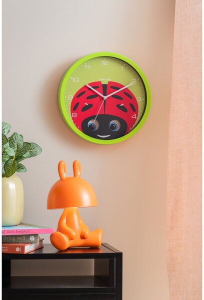 Otroška ura ø 31 cm Peekaboo Ladybug – Karlsson