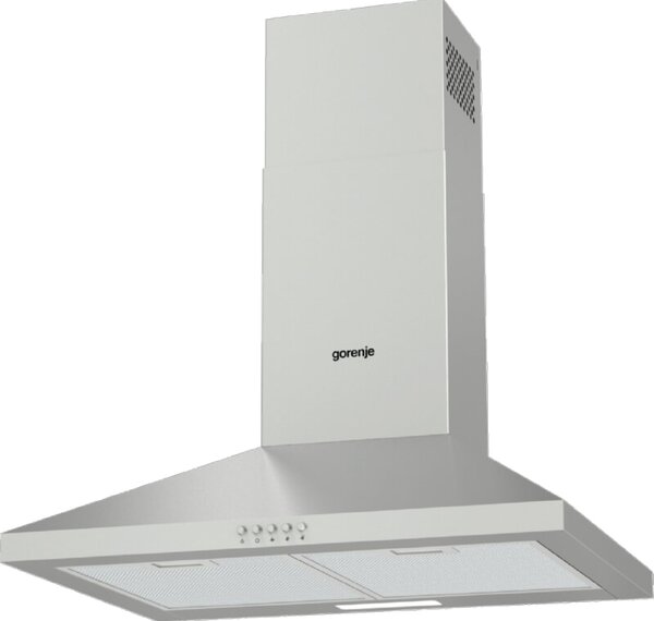 Kuhinjska napa Gorenje WHC629E4X (60 cm, pretok zraka do 450 m³/h, legirano jeklo)