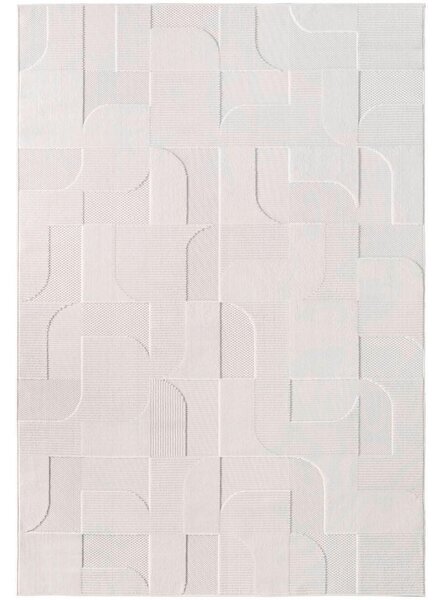 RAVNO TKANA PREPROGA Doha 240/340 cm tkano krem barve