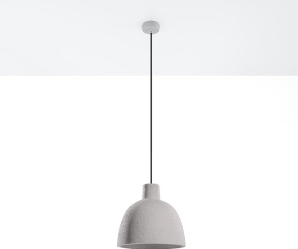 Svetlo siva viseča svetilka ø 28 cm Filippo – Nice Lamps