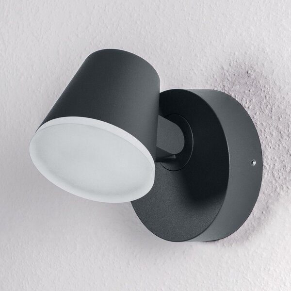 OSRAM LED zunanja stenska svetilka ENDURA STYLE MIDI, temno siva, IP44, Siva, Aluminij, Sodobni