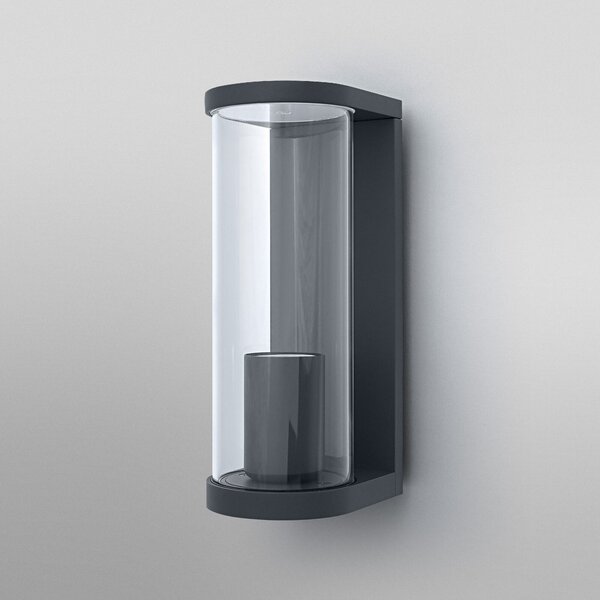 OSRAM zunanja stenska svetilka ENDURA CLASSIC TUBULAR, temno siva IP44, zatemnjen, Siva, Aluminij, Sodobni