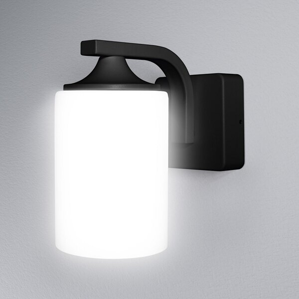 OSRAM zunanja stenska svetilka ENDURA CLASSIC LANTERN CYLINDER črna, zatemnjen, Črna, Aluminij, Sodobni
