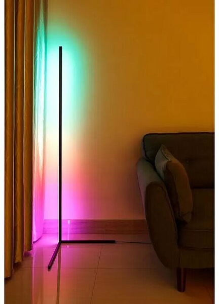 LED stoječa svetilka Tween Light Anzio (19 W, višina: 140 cm, RGB, črna)