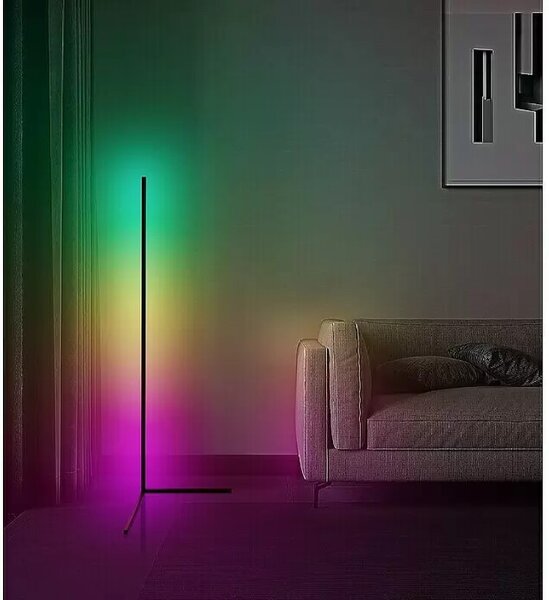 LED stoječa svetilka Tween Light Anzio (19 W, višina: 140 cm, RGB, črna)