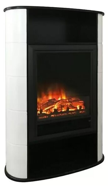 Električni kamin Voltomat HEATING Stockholm (1500 W, 30 x 72,48 x 110 cm, črno-bel)