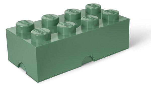 Khaki zelena škatla za shranjevanje LEGO®