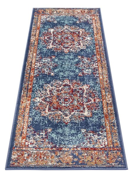 Temno moder tekač 80x240 cm Orient Maderno - Hanse Home