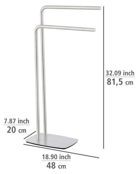 Stojalo za brisače iz nerjavečega jekla Iria – Wenko