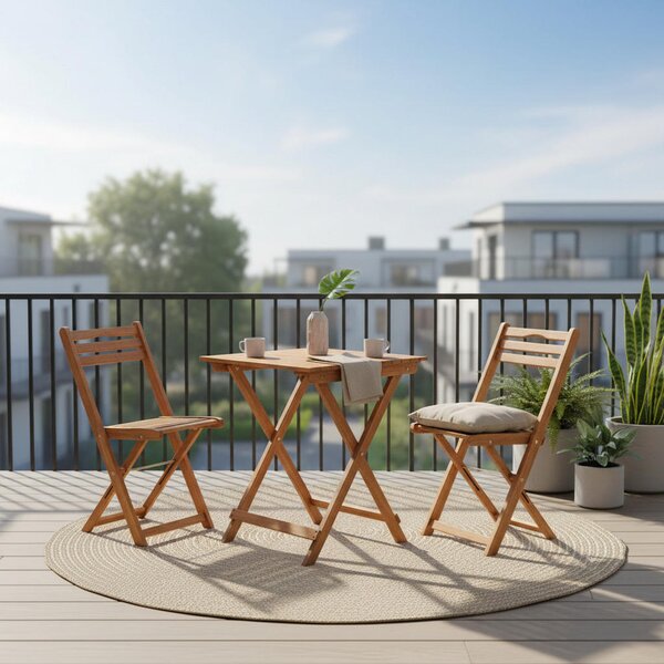 SET ZA BALKON Porto les naravne barve