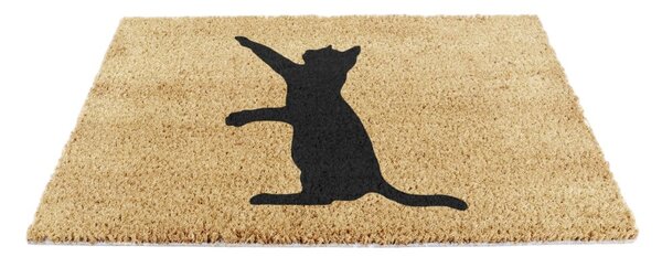 Predpražnik iz kokosovih vlaken 40x60 cm Cat – Artsy Doormats