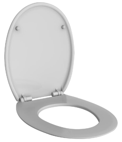 WC deska Camargue Shape (počasno spuščanje, duroplast, bela)