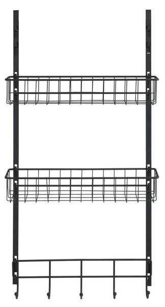 Viseča polica Wenko Rack Black Door Hanging Shelf