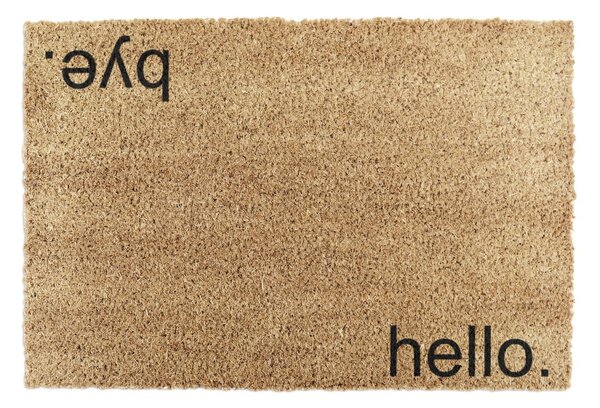 Predpražnik iz kokosovih vlaken 40x60 cm Hello, Bye – Artsy Doormats