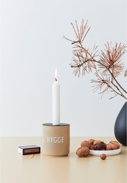 Bež porcelanasta skodelica 300 ml Hygge – Design Letters