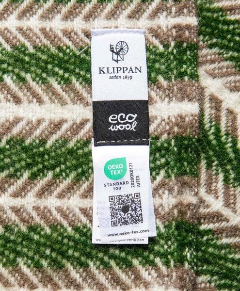 Volnena odeja Oscar Multi Green 130x200
