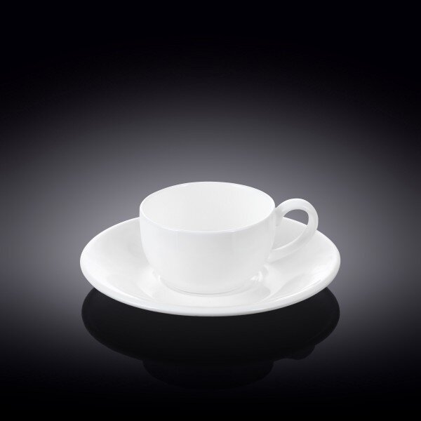 Skodelica in Podstavek, Porcelan, 100ml