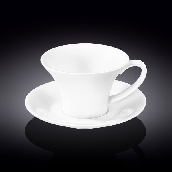 Skodelica in Podstavek, Porcelan, 430ml