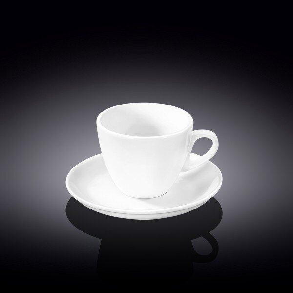 Skodelica in Podstavek, Porcelan, 110ml