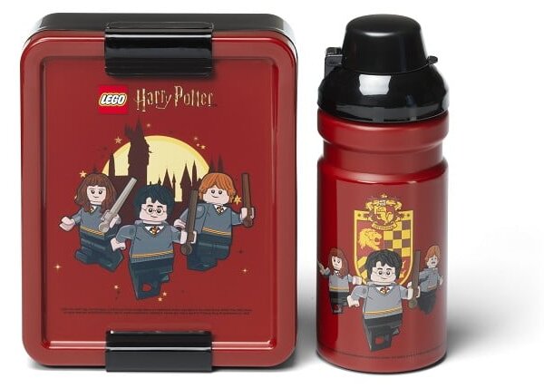 Otroška škatla za malico in steklenica za vodo 2 kos Harry Potter - LEGO®