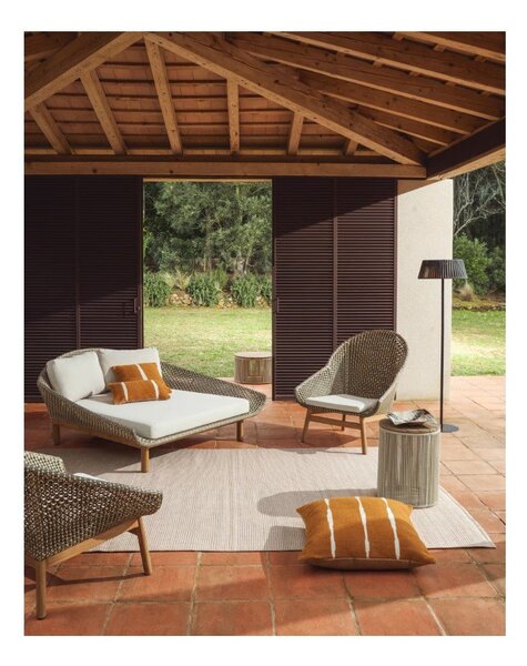 Sivorjava notranja in zunanja preproga 230x160 cm Turiane – Kave Home