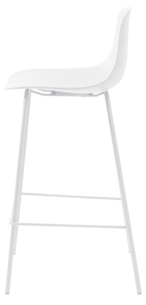 Bel plastičen barski stol 92,5 cm Whitby – Unique Furniture