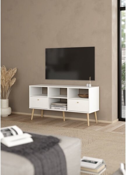 Bela TV omarica 117x61 cm Bodo – Tvilum