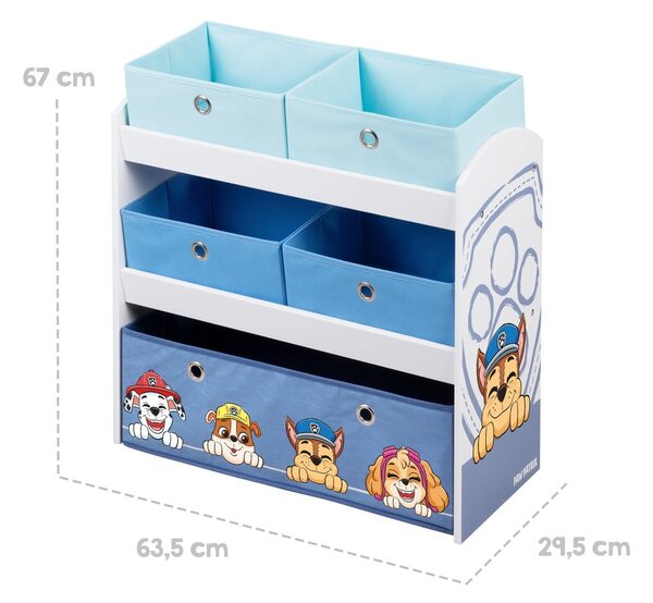 Otroški organizator za igrače 63.5x29.5x67 cm Paw Patrol – Roba