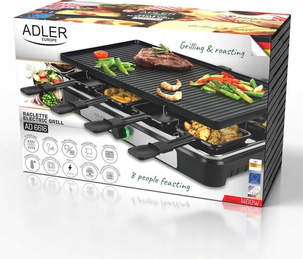 Električni Raclette namizni žar 1400W