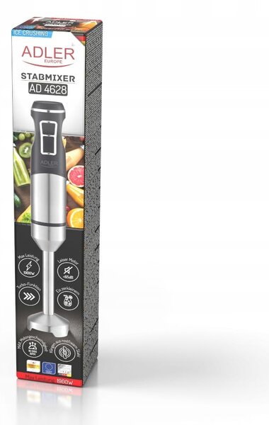 1500W inox ročni palični mešalnik in blender TURBO funkcija