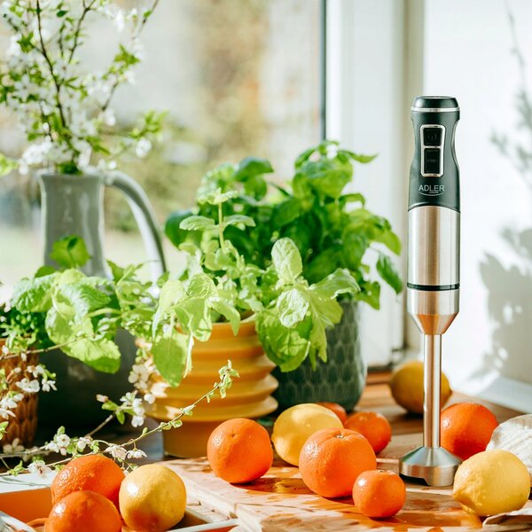 1500W inox ročni palični mešalnik in blender TURBO funkcija