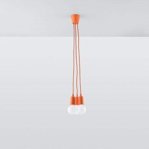 Oranžna viseča svetilka ø 15 cm Rene – Nice Lamps