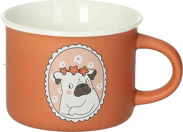 Porcelanaste skodelice v kompletu 4 ks 150 ml Cani e Gatti – Brandani