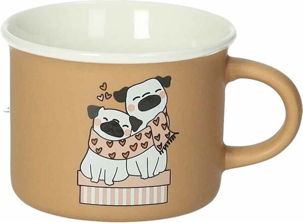 Porcelanaste skodelice v kompletu 4 ks 150 ml Cani e Gatti – Brandani