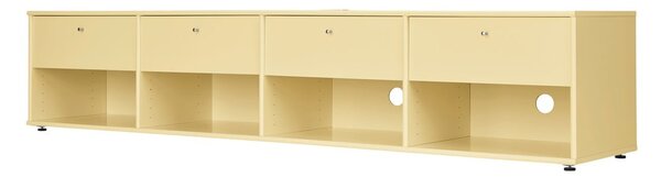 Svetlo rumena TV omarica 214x45 cm Mistral – Hammel Furniture