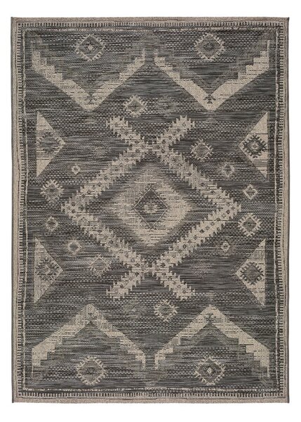 Siva zunanja preproga Universal Devi Ethnic, 80 x 150 cm