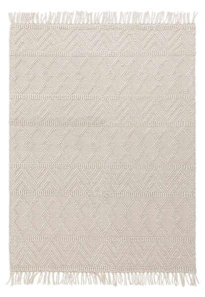 Kremno bela volnena preproga 160x230 cm Asra – Asiatic Carpets